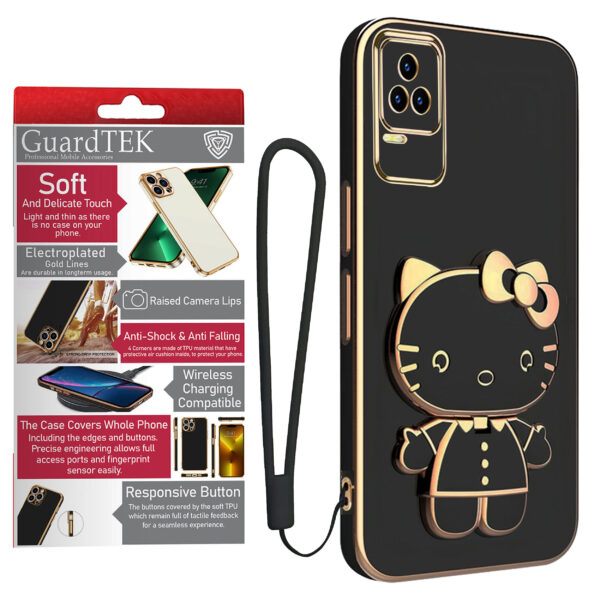کاور گاردتک آساک مدل Kitty Strap مناسب برای گوشی موبایل شیائومی Poco F4 5G/ Redmi K40S به همراه بند